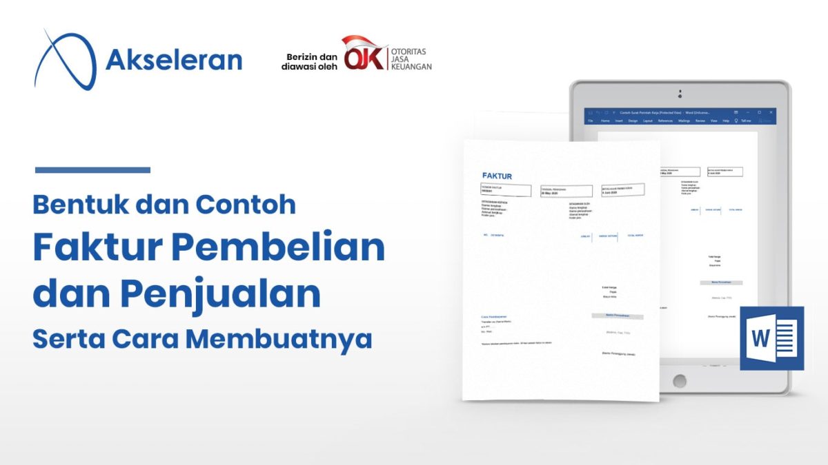 Pengertian Faktur Beserta Fungsi Dan Contohnya Anto T 0913